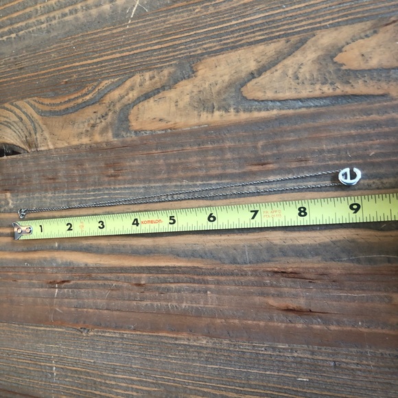 Sterling Silver Initial E Necklace - Picture 2 of 6